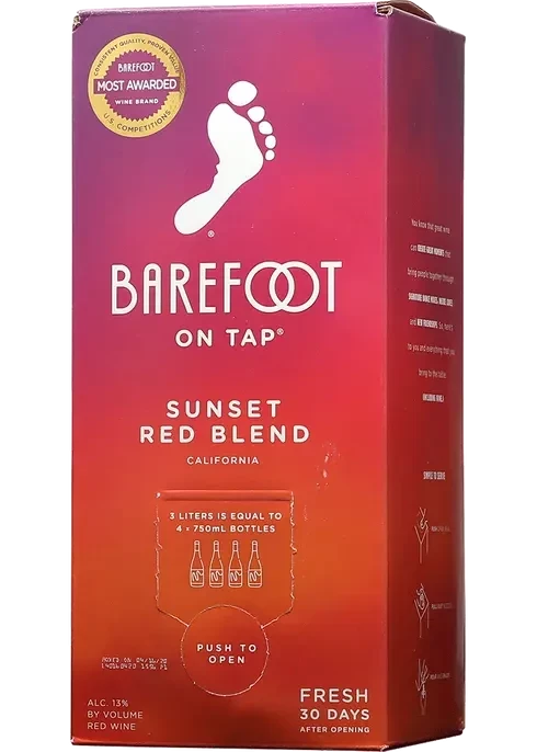 Barefoot Sunset Red Blend 3L