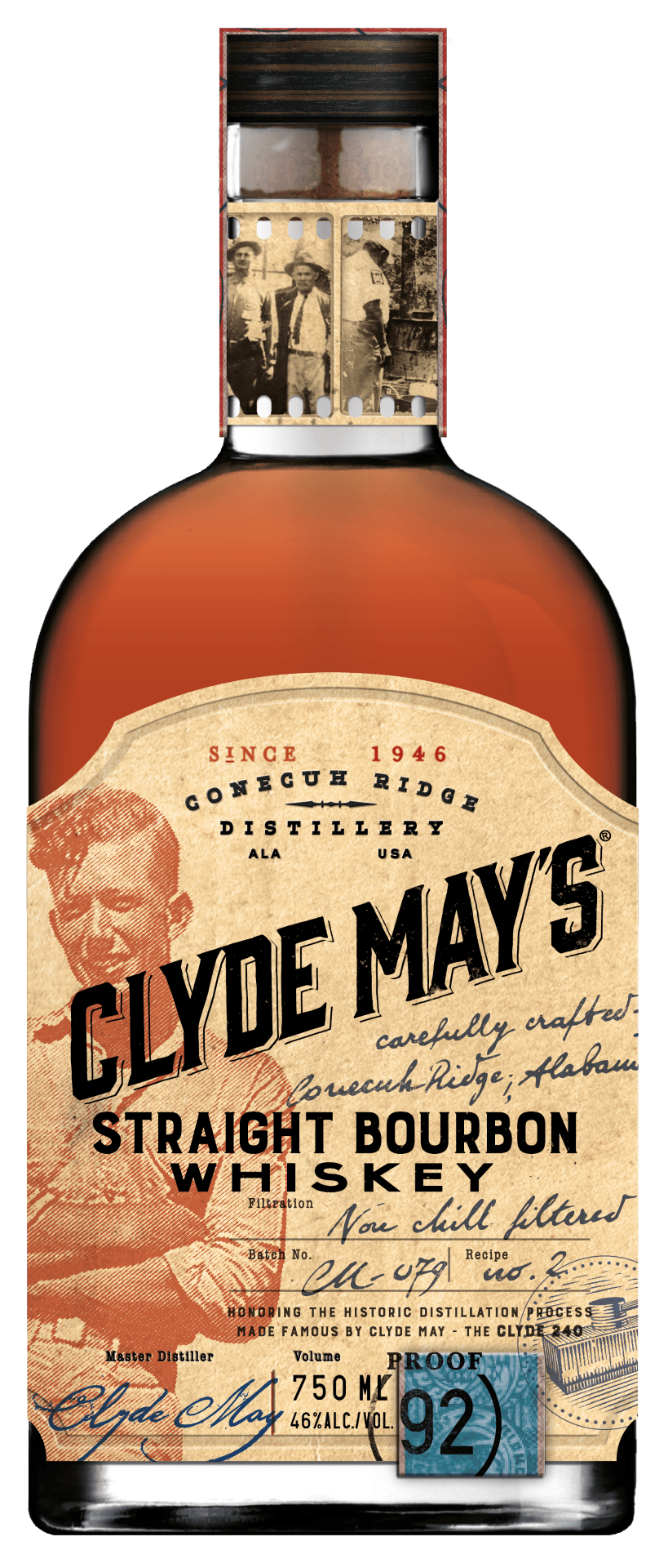 Clyde May's Straight Bourbon Whiskey 750ml