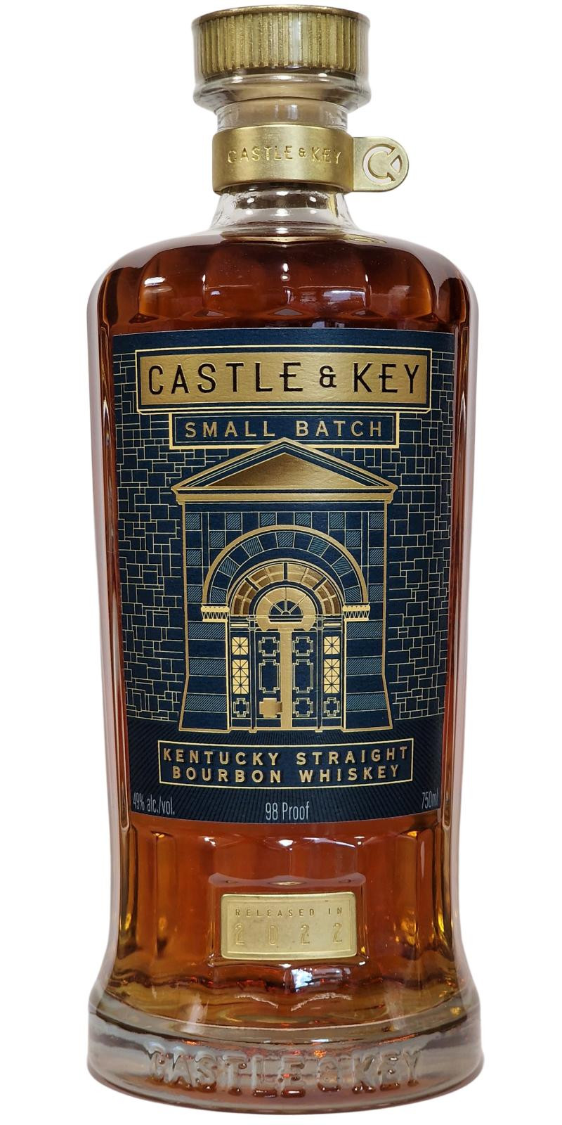 Castle & Key Small Batch Bourbon Whiskey 750ml