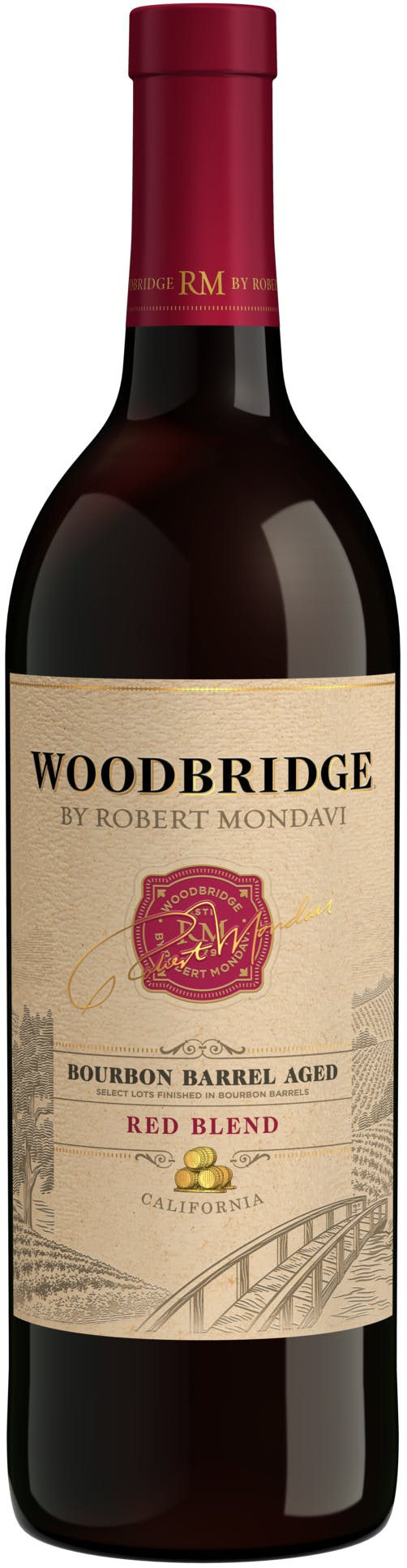 RM Wood Bbn Bar Red Blend 750ml