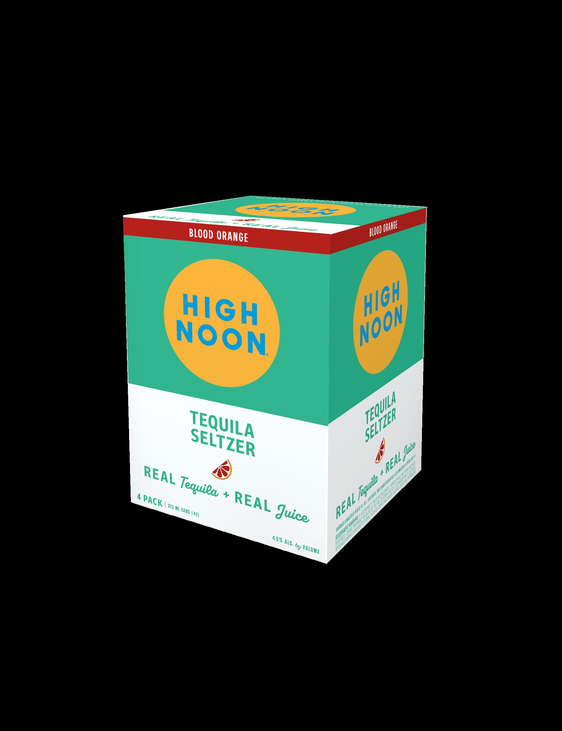 High Noon Tequila Blood Orange 4 Pack 355ml Cans
