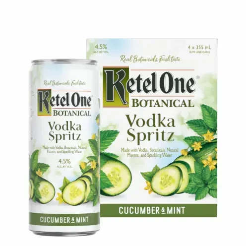 Ketel One Botanical Cucumber & Mint Spritz 4pk-355ml
