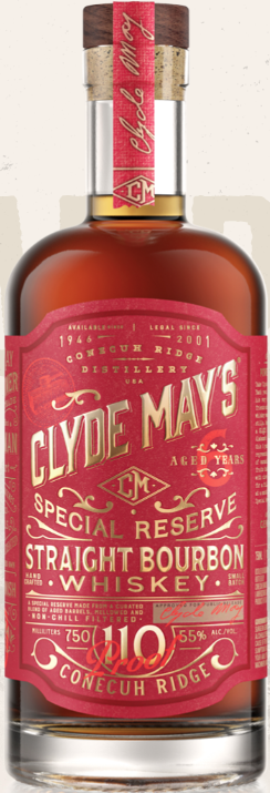 Clyde May's Straight Bourbon Whiskey 6 Year Old 750ml