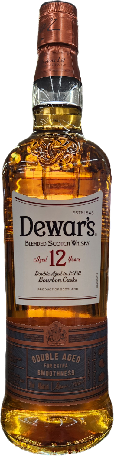 Dewar's 12 Year Old Blended Scotch Whisky 750ml