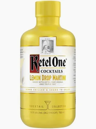 Ketel One Lem Drop Martini 750ml
