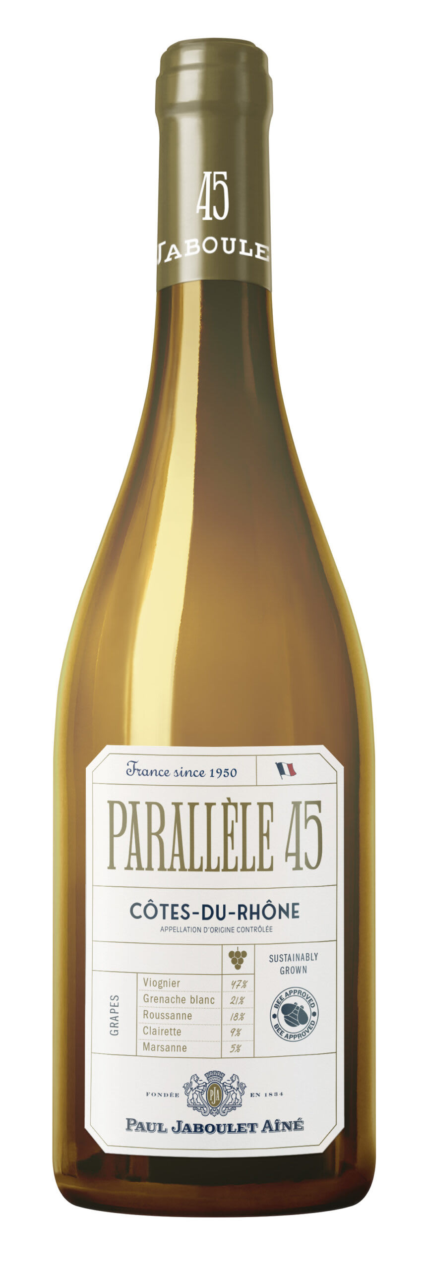 Parallele 45 Cotes Dr Rhone White 750M
