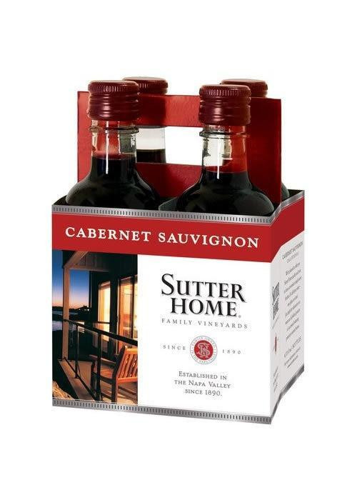 Sutter Home Cabernet 4@187M