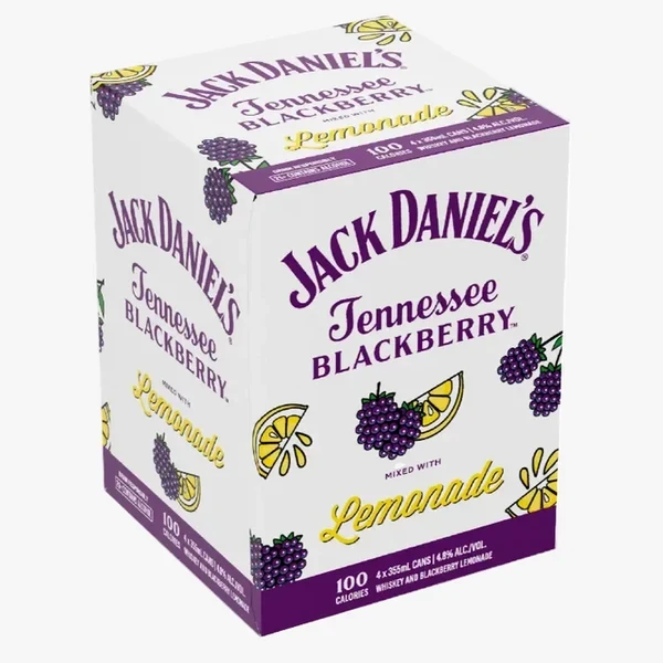 Jack Daniels Blkberry Lem 4PK