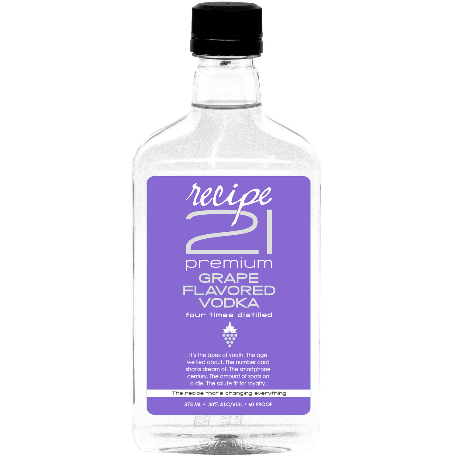 RECIPE 21 GRAPE VODKA 375M