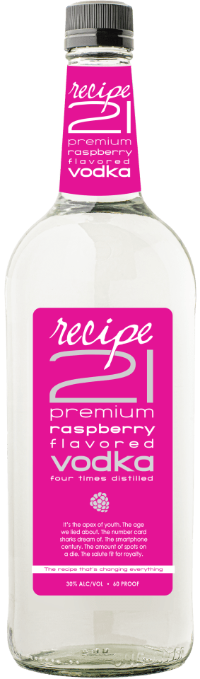 Recipe 21 Raspberry Vodka 1L