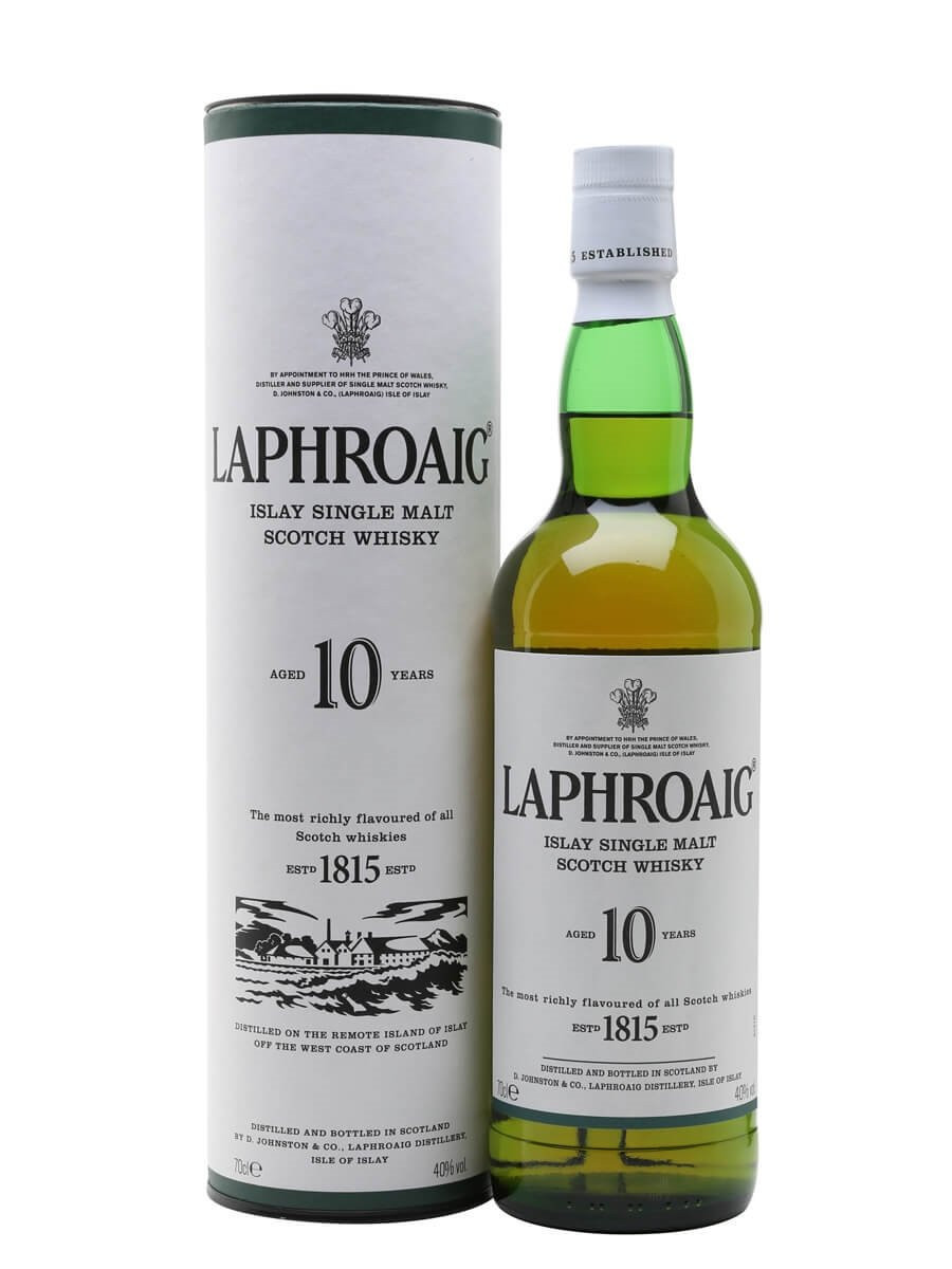 Laphroaig 10 Year Old Islay Single Malt Scotch Whisky 750ml