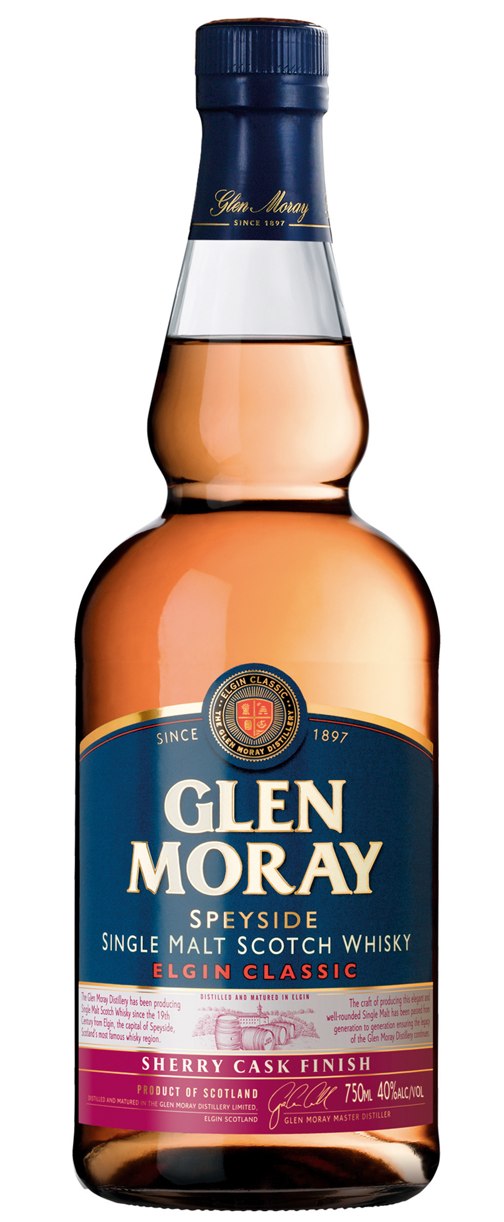 GLEN MORAY SPEYSIDE  CLASSIC SCOTCH 750M