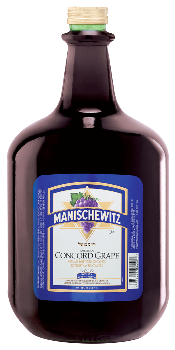 Manischewitz Concord Grape 3L