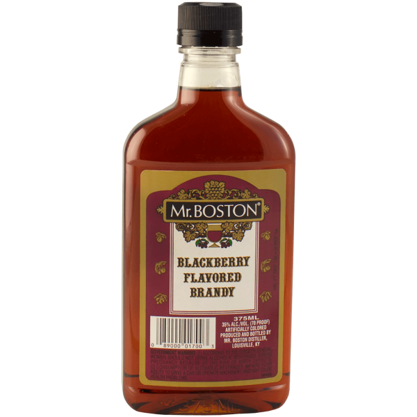Mr. Boston Blkbry Brandy 375ml