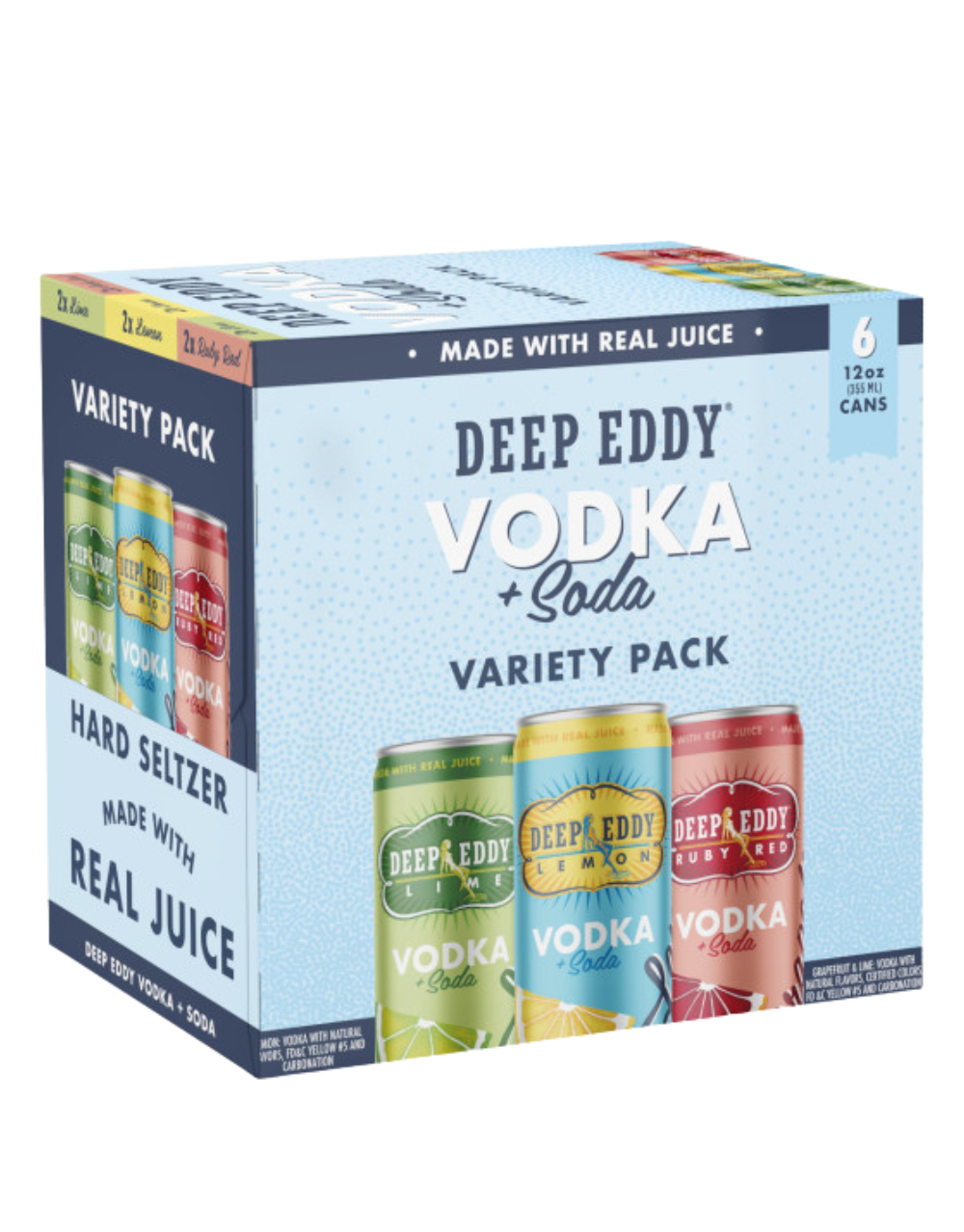 DEEP EDDY VARIETY 6@355M LEMON LIME
