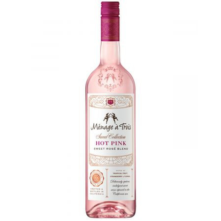 Ménage à Trois Hot Pink Sweet Rosé 750ml