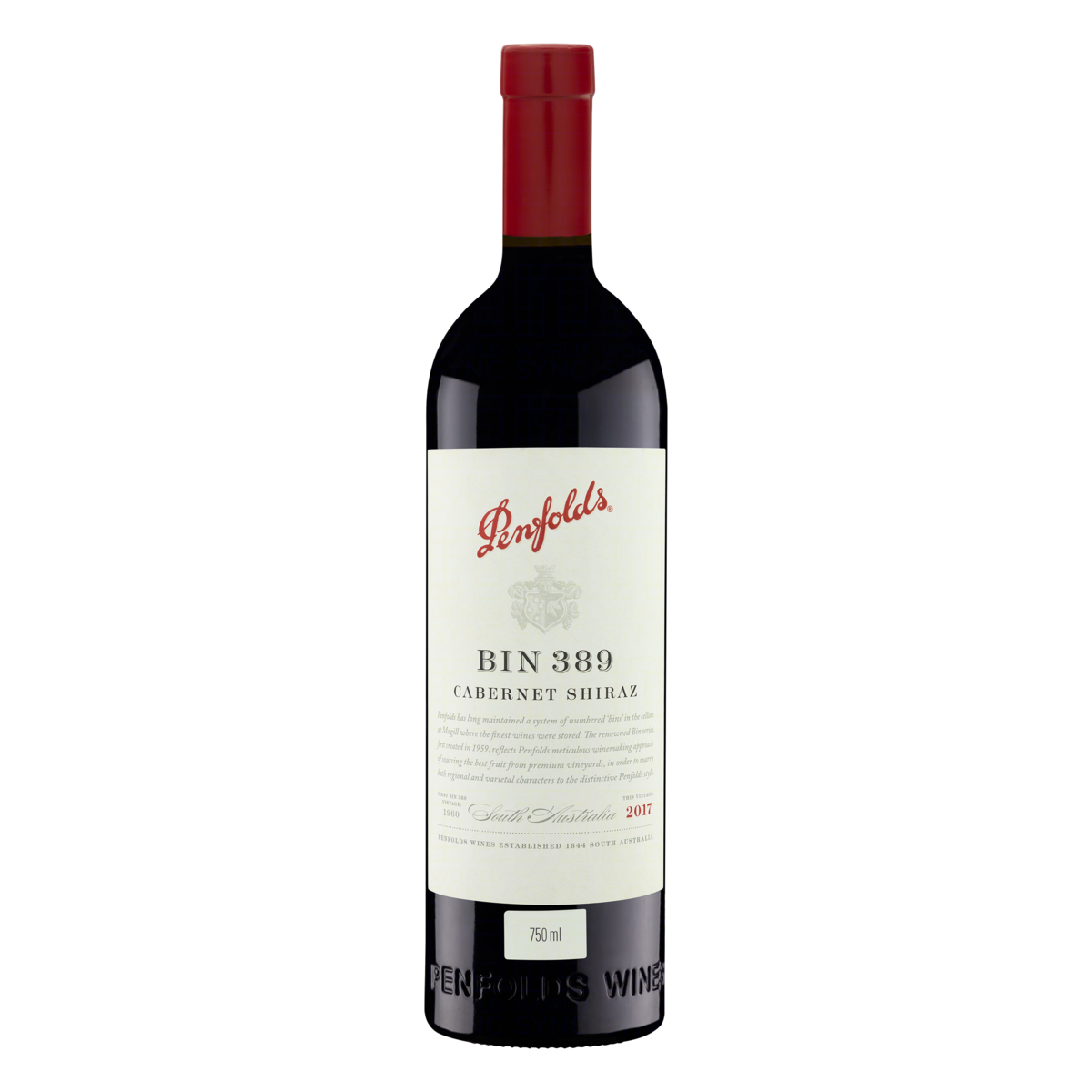 Penfolds Bin 389 Shiraz Cabernet Sauvignon 750ml