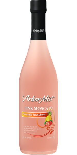 Arbor Mist Pink Moscato Pineapple Strawberry 750ml