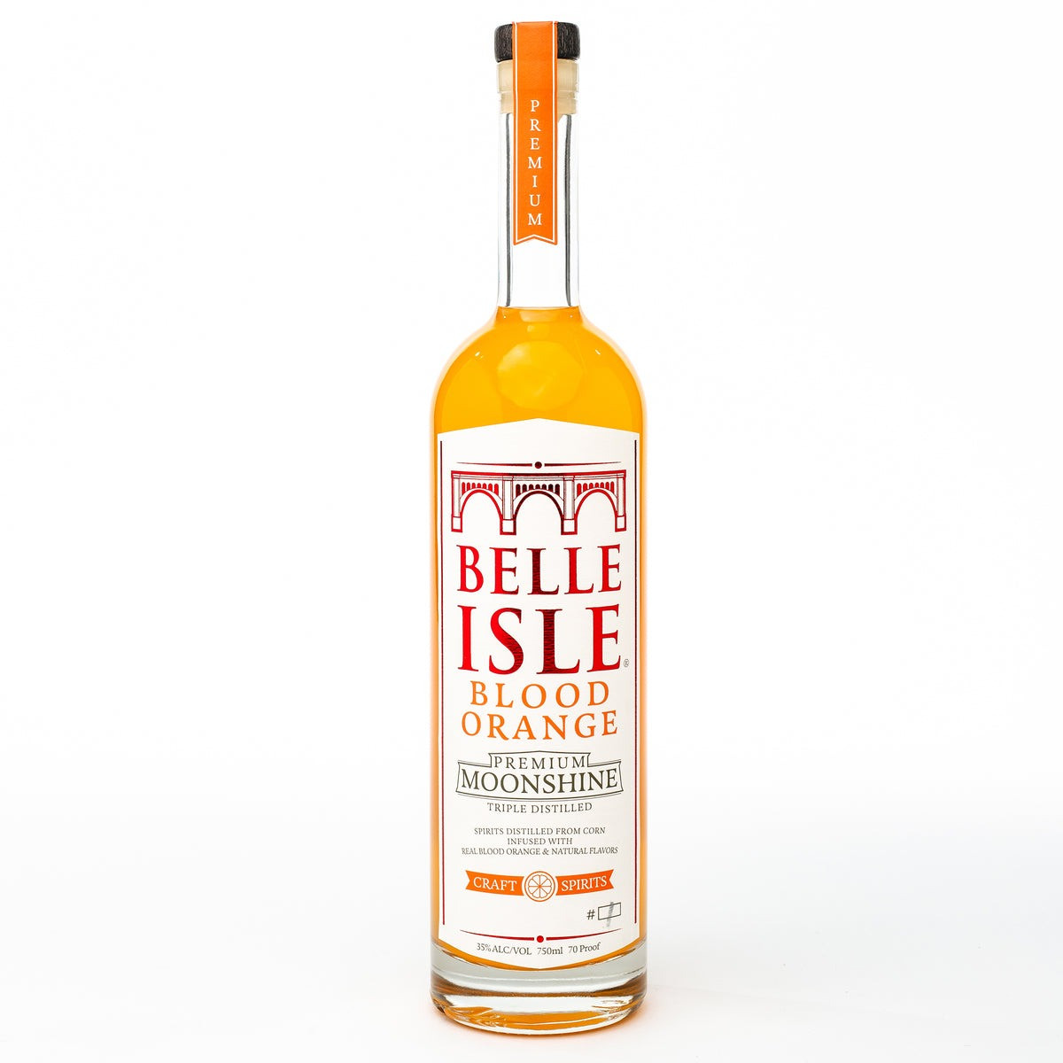 BELLE ISLE BLOOD ORANGE MOONSHINE 750M