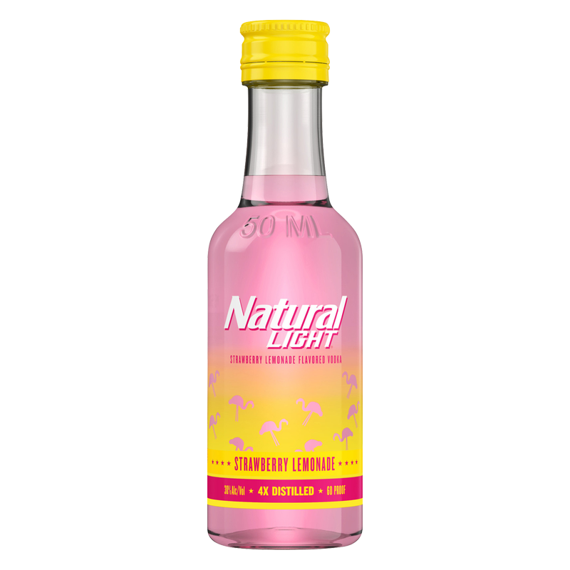 NATURAL LIGHT PINK LEMONADE VODKA 50M