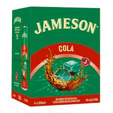 JAMESON AND COLA CAN 4@355M