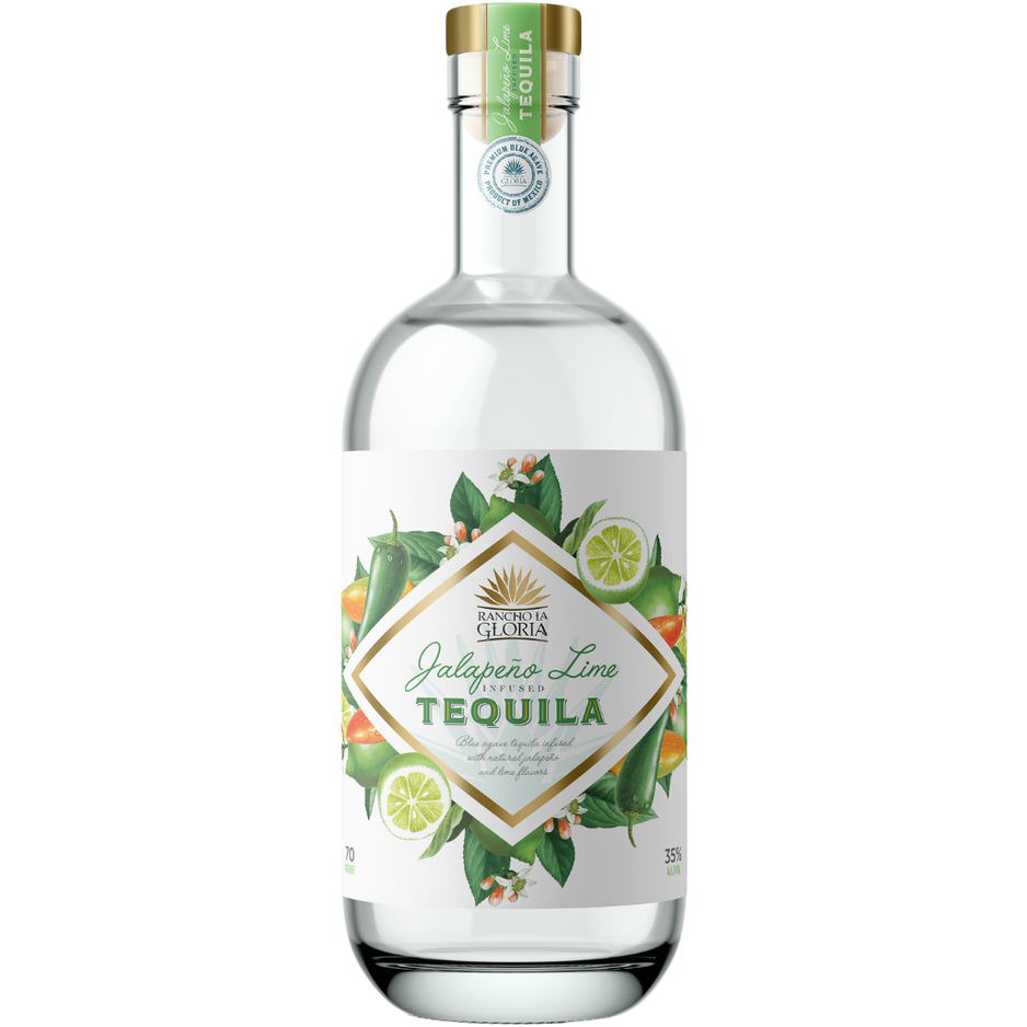 RANCHO GLORIA JALAPENO LIME TEQUILA 750M