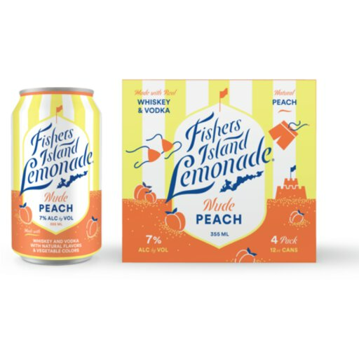 FISHERS ISLAND LEMONADE PEACH 4@355M
