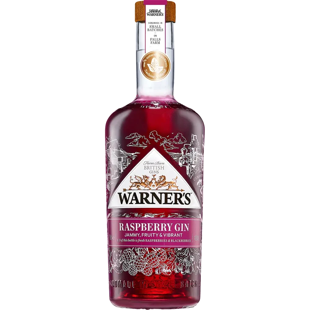 WARNERS RASPBERRY GIN 750M