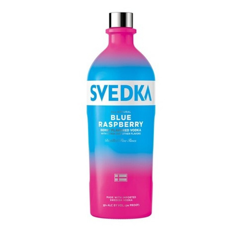 SVEDKA BLUE RASPBERRY VODKA 1.75L