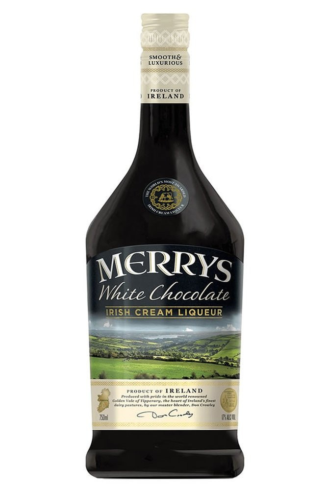 Merrys White Chocolate Irish Cream Liqueur 750ml