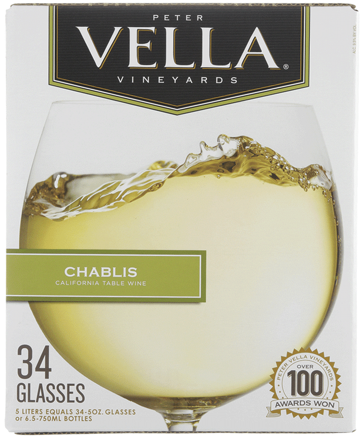 PETER VELLA CHABLIS 5L BOX