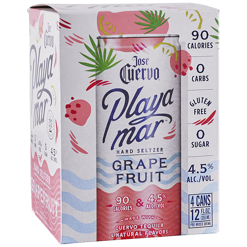 CUERVO PLAYA MAR GRAPEFRUIT 4@355M