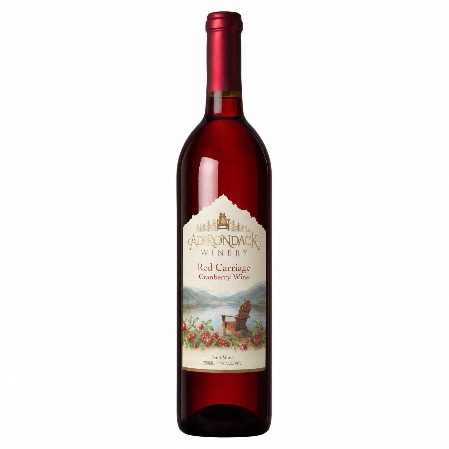 Adirondack Winery Red Carriage Cranberry Wine 750ml