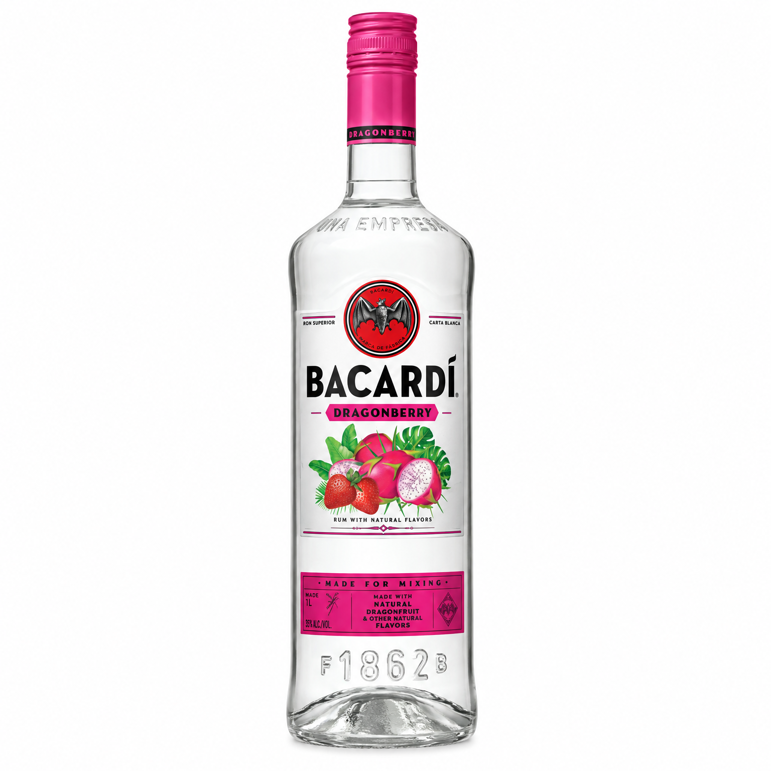 Bacardi Dragon Berry Rum 1L