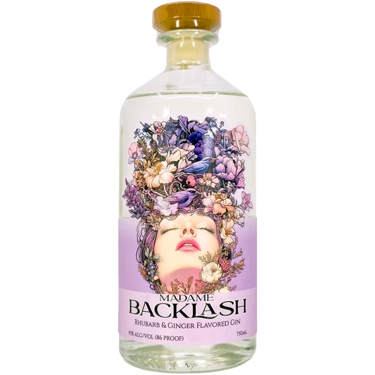 BACKLASH RHUBARB GINGER GIN 750M