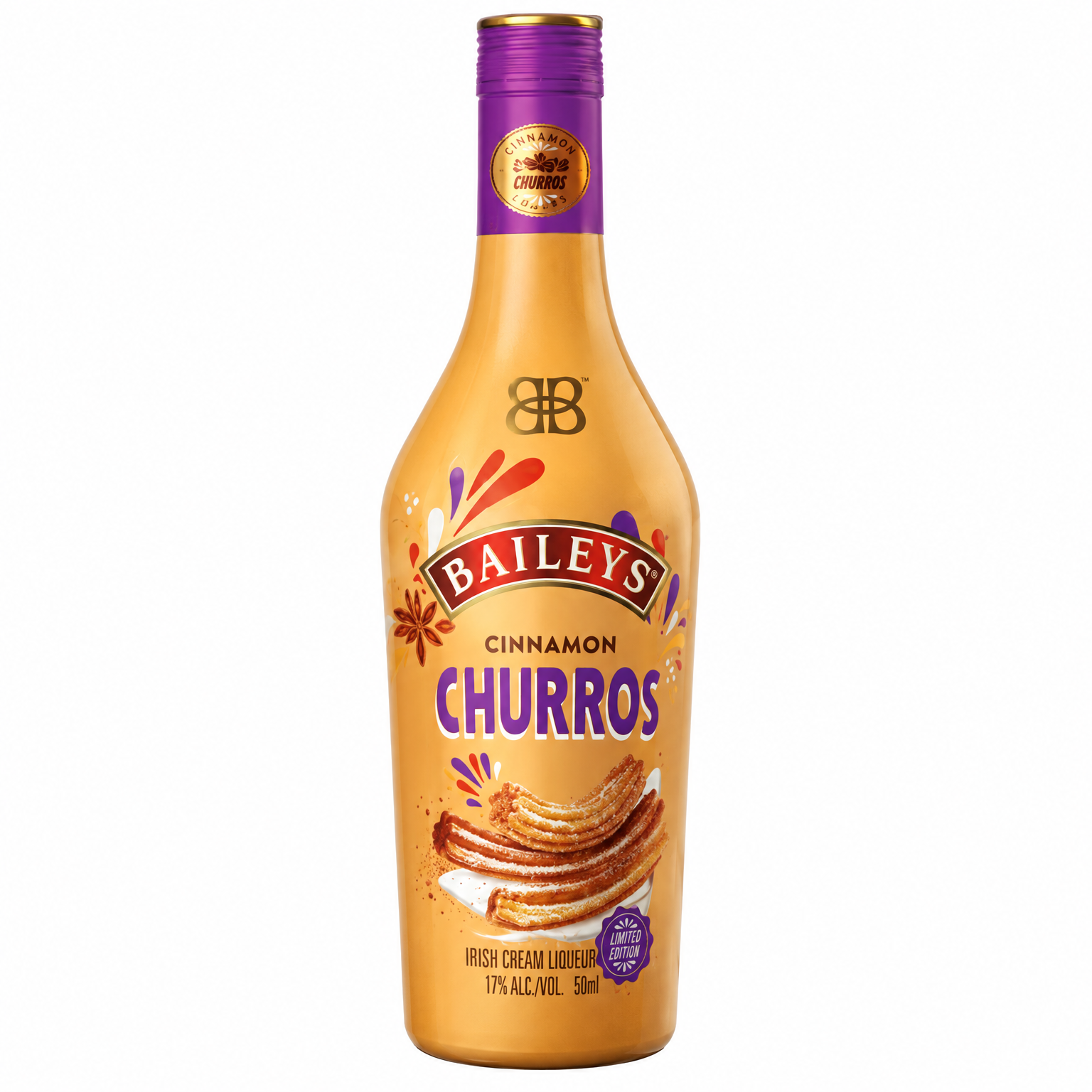 Baileys Cinnamon Churros Irish Cream Liqueur 50ml