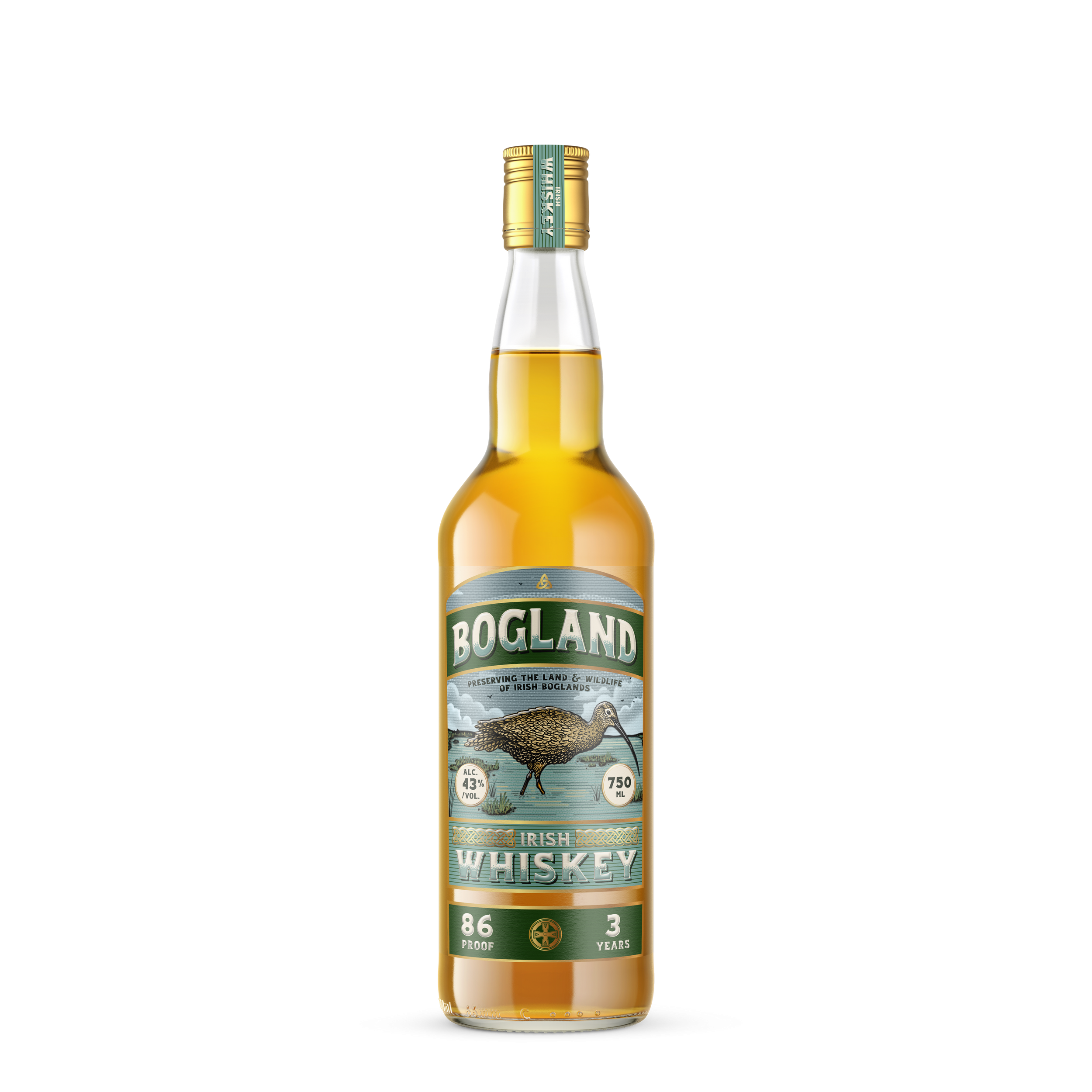Bogland Irish Whiskey 750ml