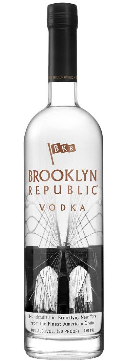 BROOKLYN REPUBLIC VODKA 750M