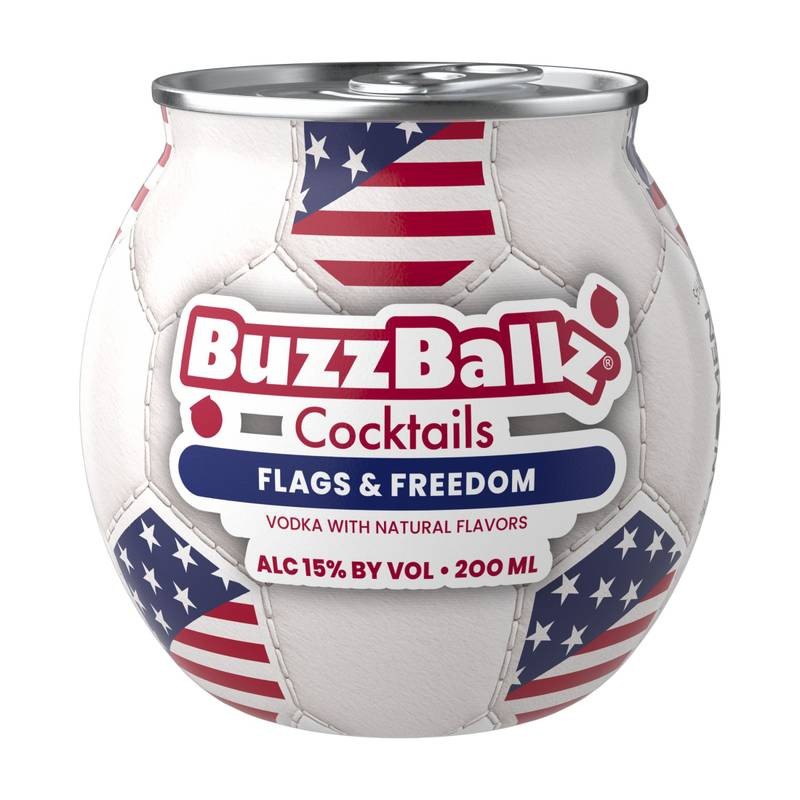 FLAGS & FREEDOM 200ML BUZZBALLZ