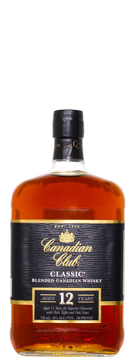 Canadian Club Classic 12 Year Old Canadian Whisky 750ml