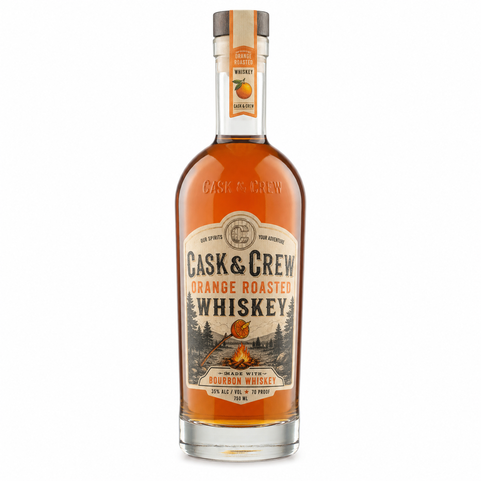 Cask & Crew Orange Roasted Whiskey 750ml