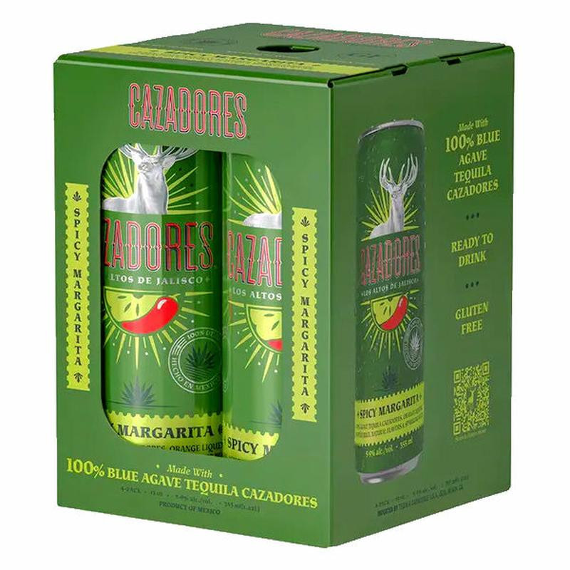 Cazadores Spicy Margarita 4 Pack 355ml