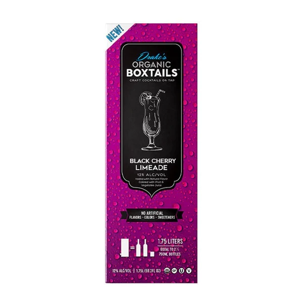 DRAKES ORGANIC BOXTAIL BLACK CHERRY LIME