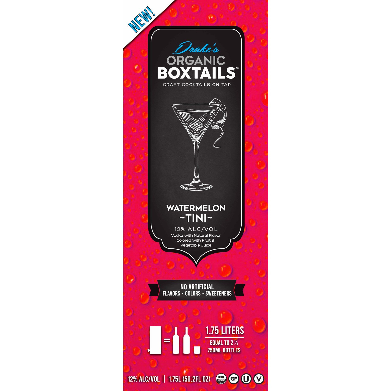 DRAKES ORG WATERMLN TINI 1.75L