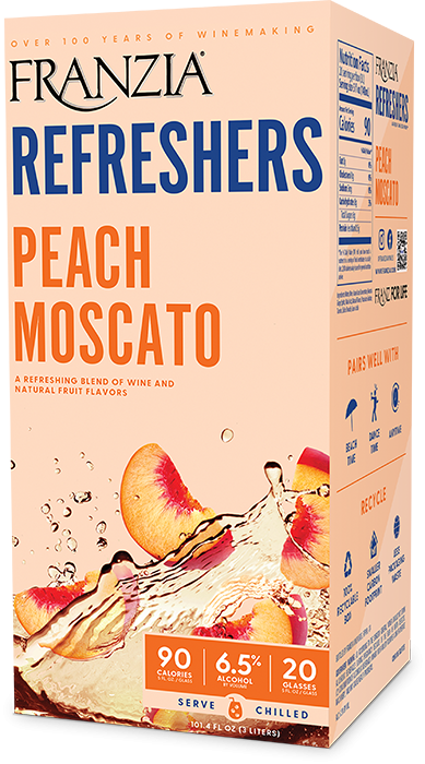 FRANZIA REFRESHING PEACH MOSCATO 3L