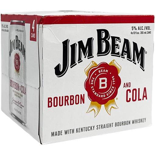 JIM BEAM BOURBON AND & COLA 4@355