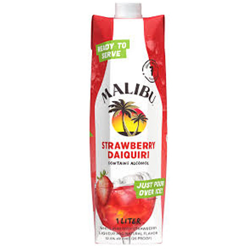 MALIBU STRAWBERRY DAIQUIRI TETRA 1L