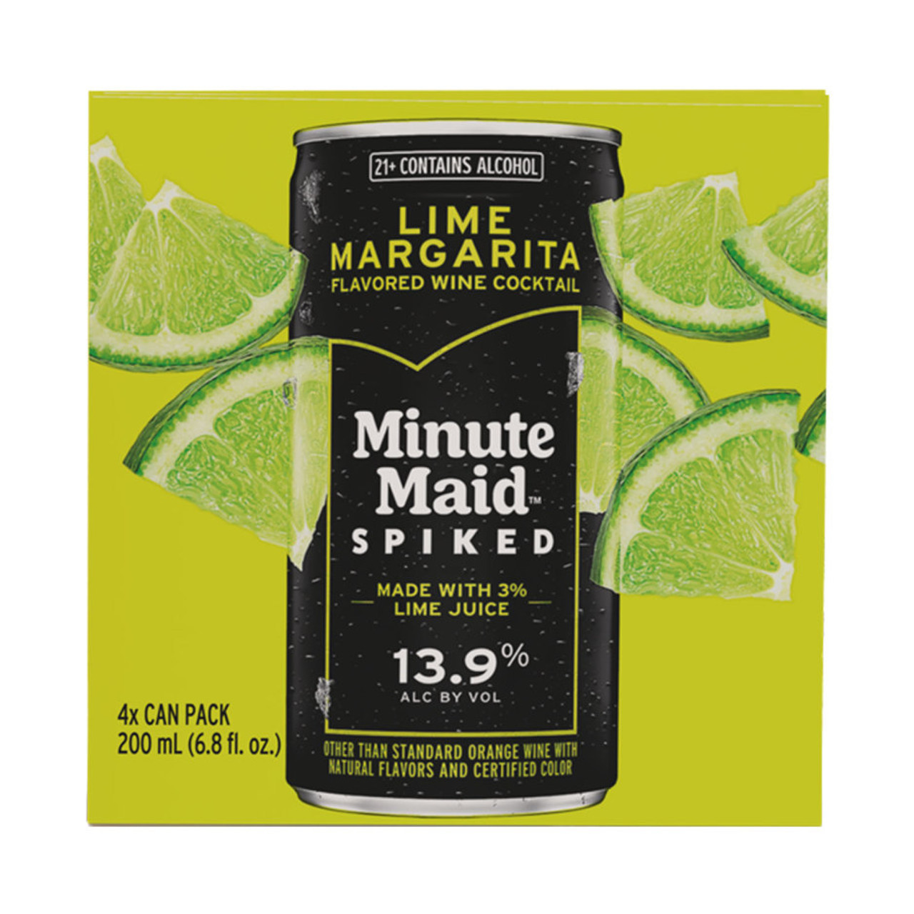 Minute Maid Spiked Margarita 4pk 12oz Cans
