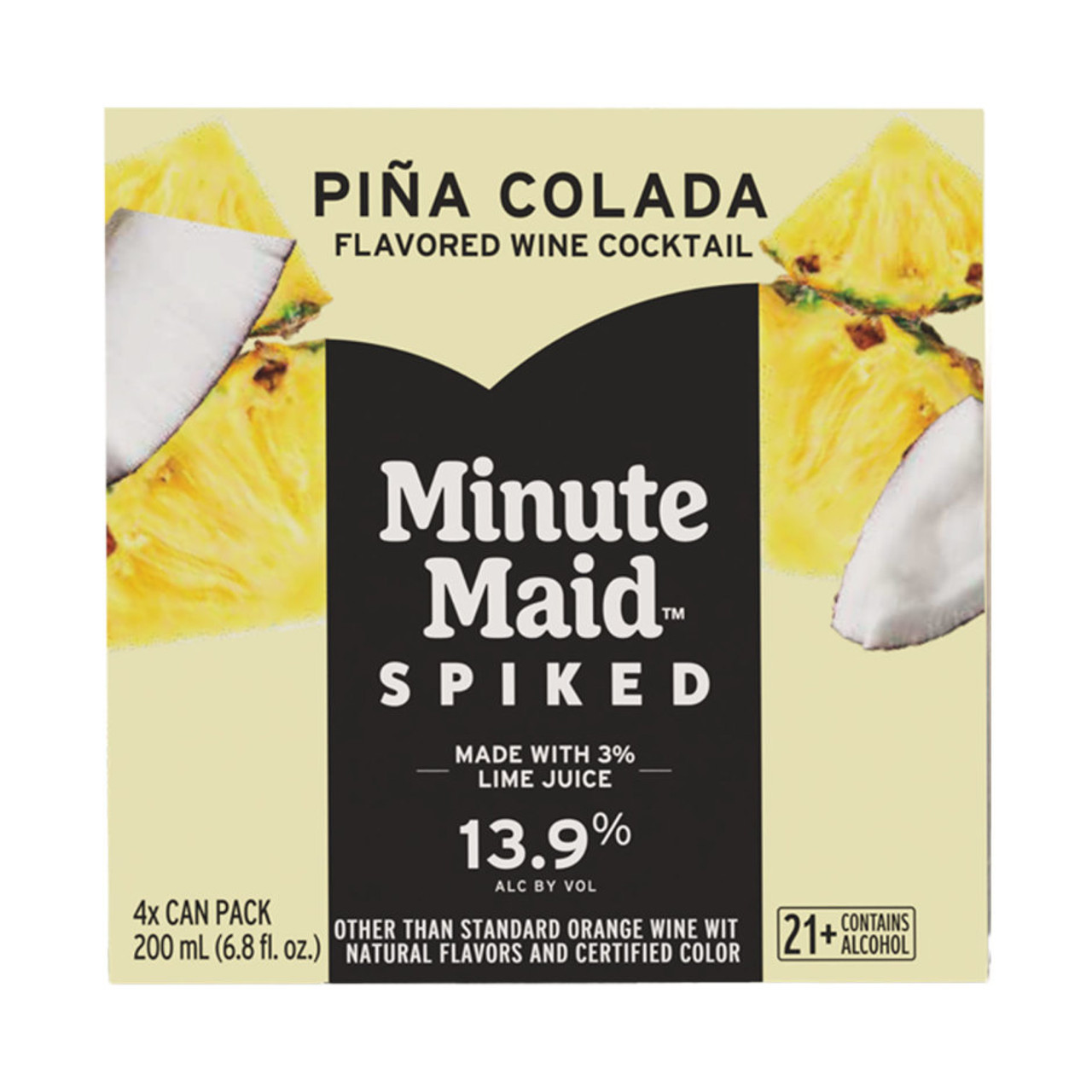 Minute Maid Spiked Piña Colada 4pk 12oz