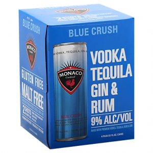 Monaco Blue Crush 4pk 12oz Cans